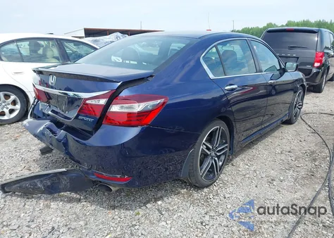 2016 Honda Accord Sport from USA, damaged, VIN 1HGCR2F5XGA180739